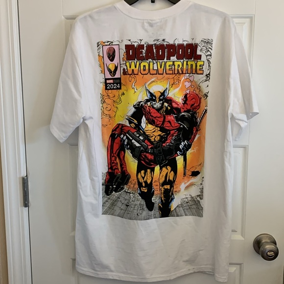 Deadpool Wolverine Marvel Studios T-shirt - Picture 3 of 5